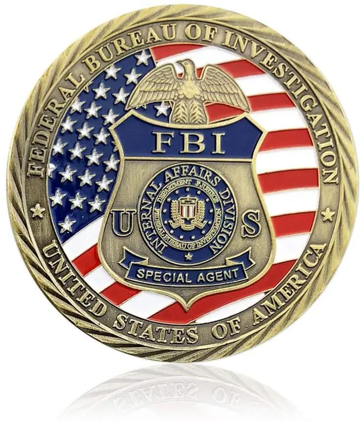 US FBI Special Agent Saint Michael Challenge Commemorative Coin