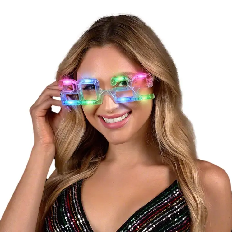 2022 Happy New Year Light Up Party Sunglasses
