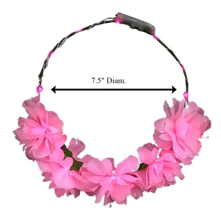 Light Up Perfect Infinite Pink Fairy Halo Crown