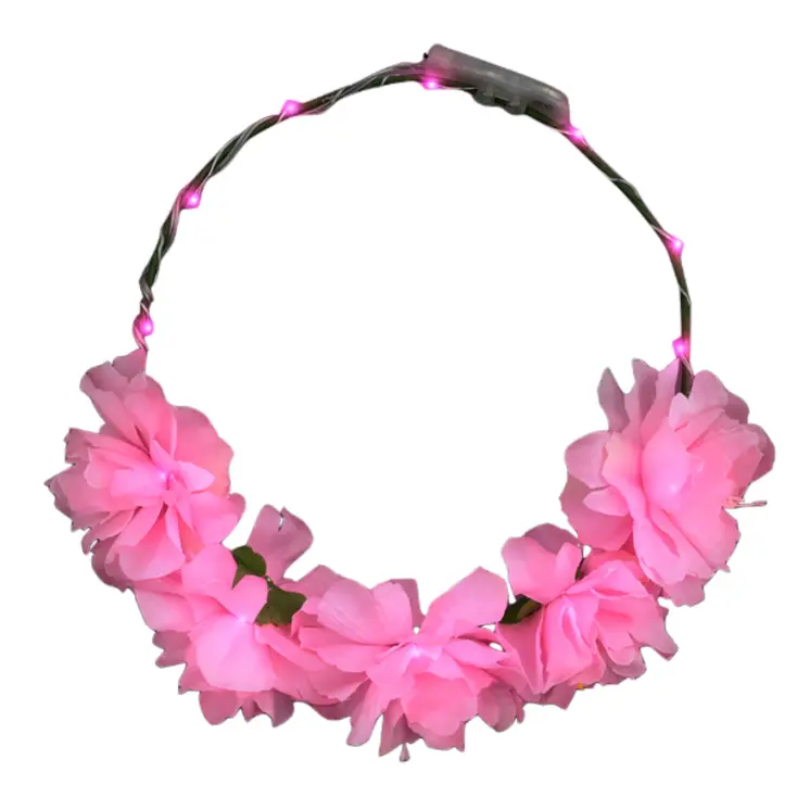 Light Up Perfect Infinite Pink Fairy Halo Crown