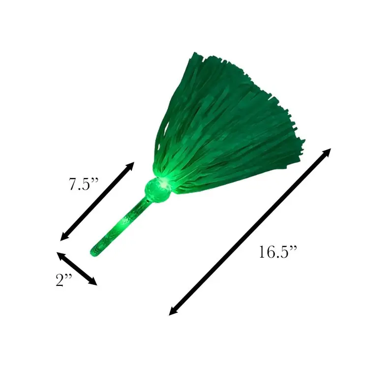 LED Team Spirit Pom Pom Green