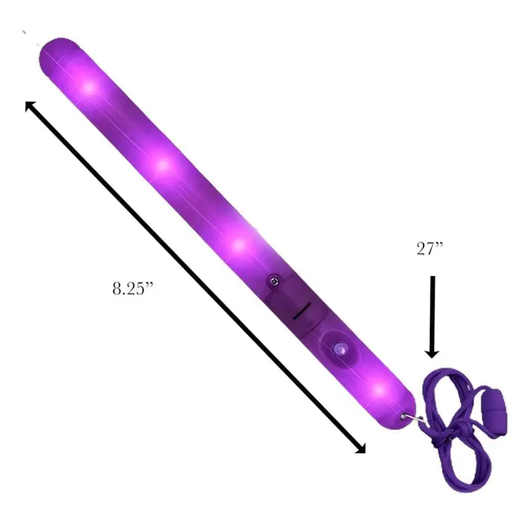Purple LED Patrol Light Wand