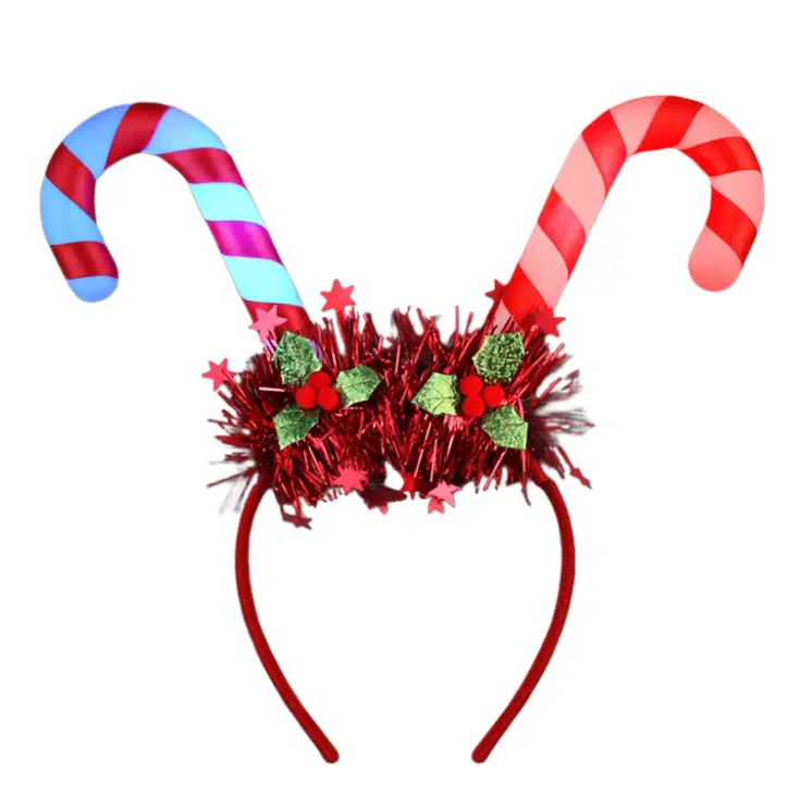 Light Up Candy Cane Headband