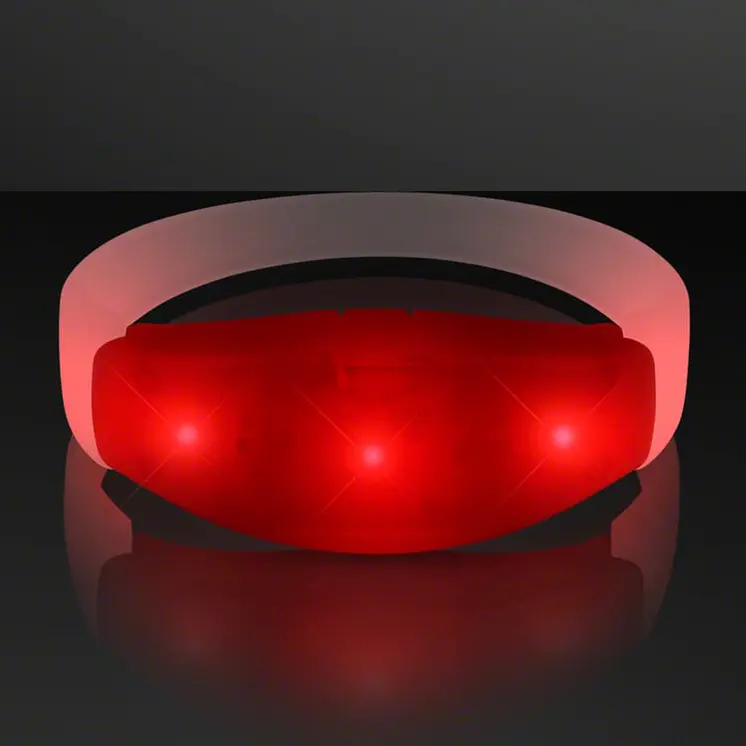 Rubber Frosted Red Bracelet