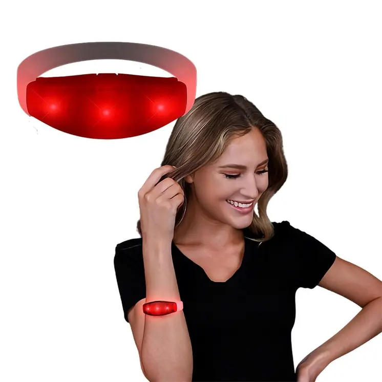 Rubber Frosted Red Bracelet