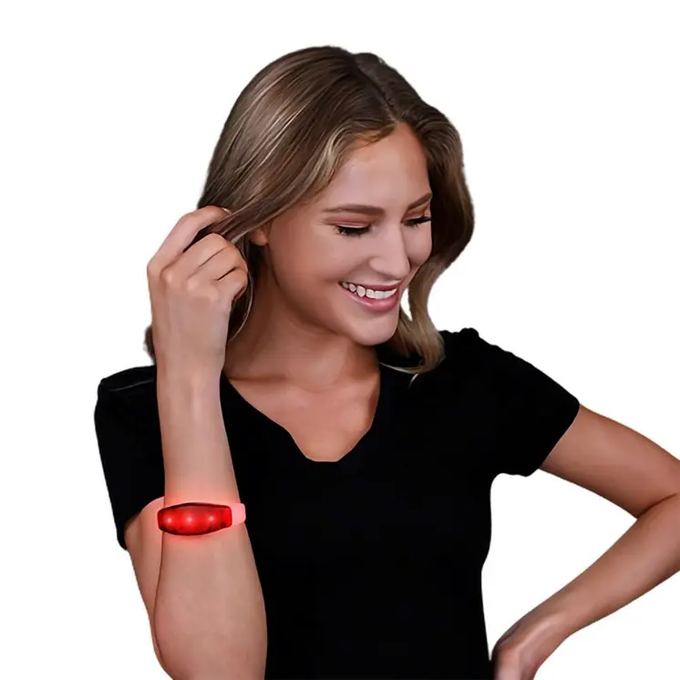 Rubber Frosted Red Bracelet