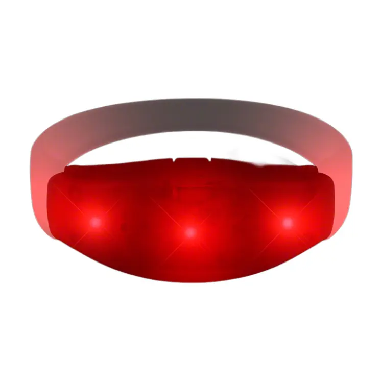 Rubber Frosted Red Bracelet