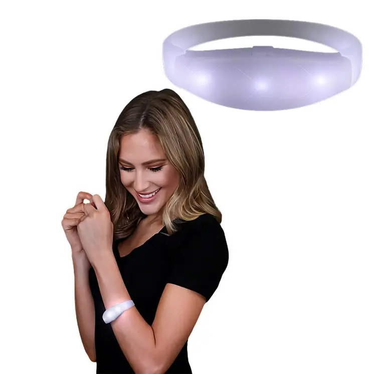 Rubber Frosted White Bracelet