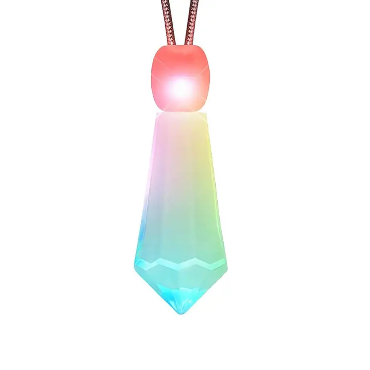 Light Up Crystal Charm Necklace