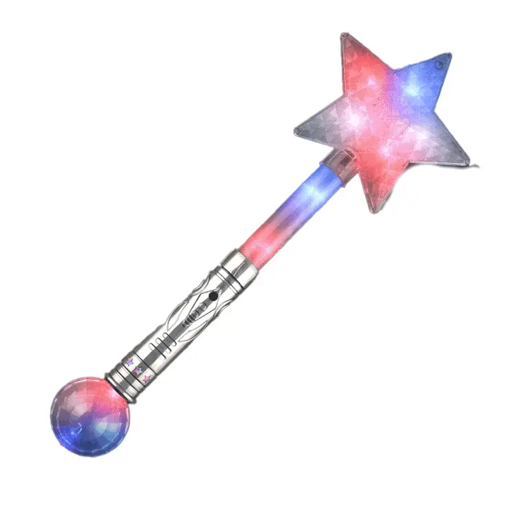 Light Up Super Star Jumbo Wand