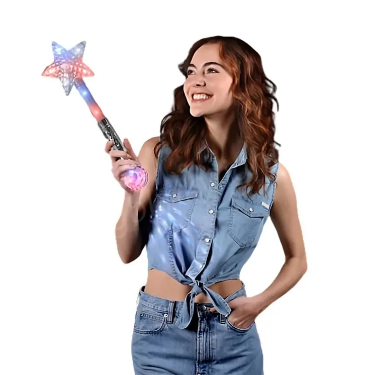 Light Up Super Star Jumbo Wand