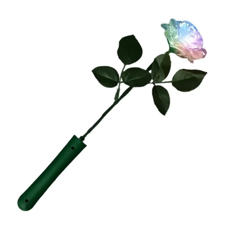 Multicolor Light Up Rose Iridescent Petals