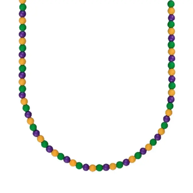 Unlit Mardi Gras Breakaway Beads Necklace