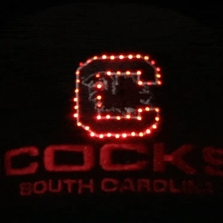 South Carolina Gamecocks BIG C Flashing Fiber Optic Cap