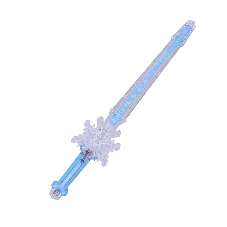 Crystal Snowflake Light Up Sword Wand