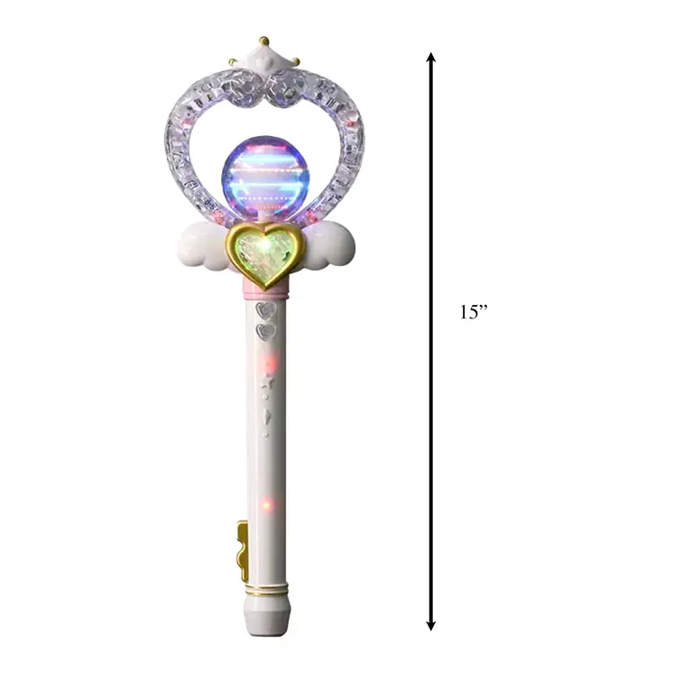Light Up Angel Wings Heart Wand