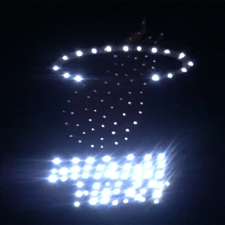 Miami Heat Flashing Fiber Optic Cap