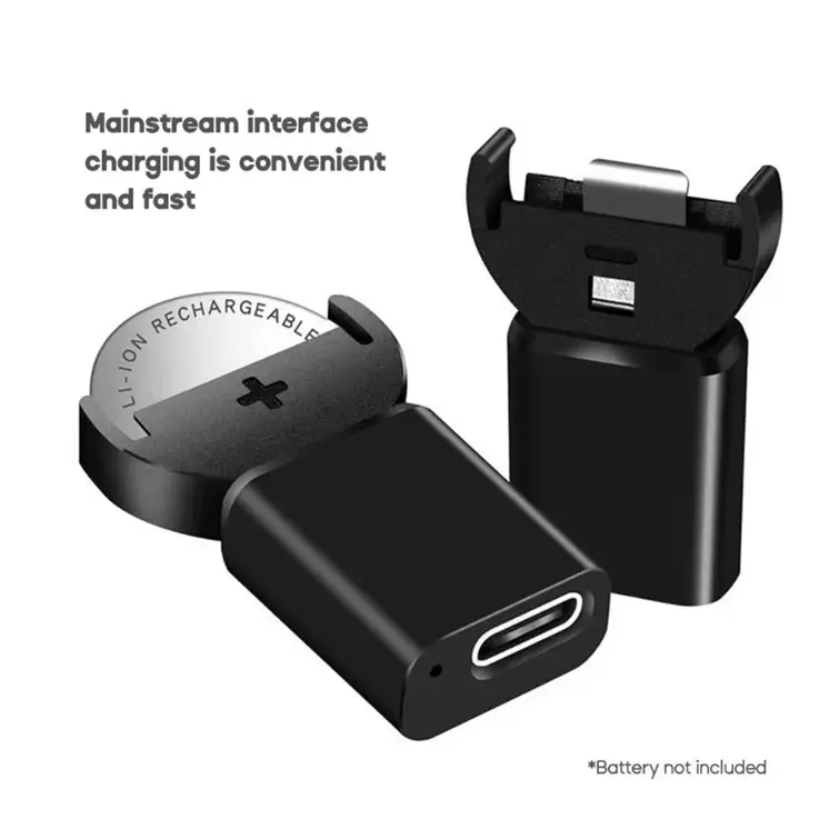 Button Cell Lithium Coin Charger Type C Charging Button