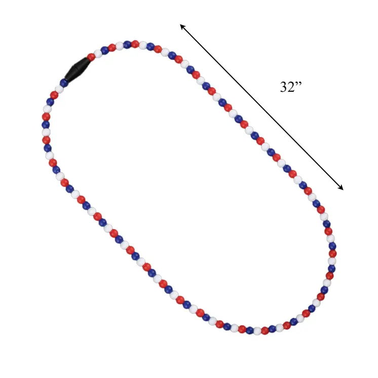 Unlit Christmas Breakaway Beads Necklace