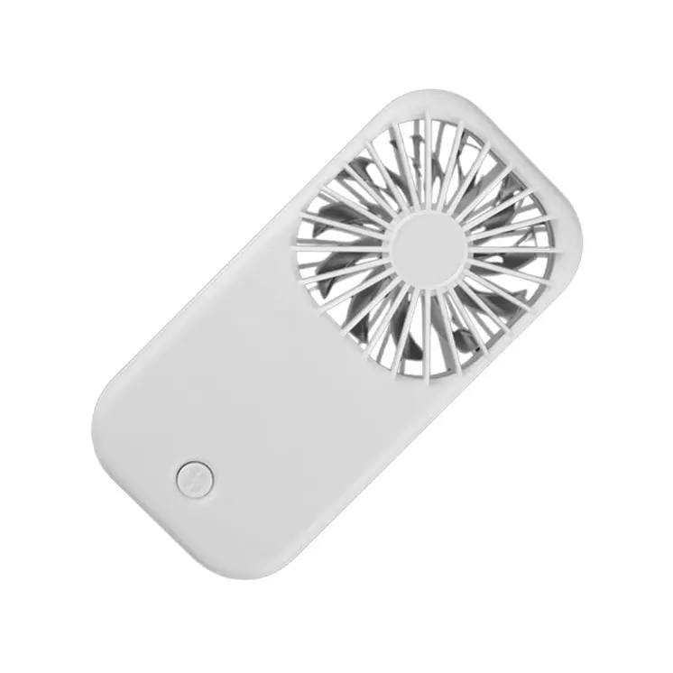 Portable White Handheld Fan with Kickstand