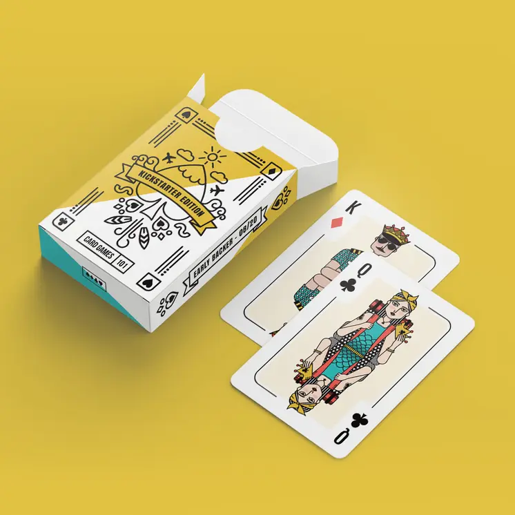 Playing Card Deck - Yellow - Limited Edition