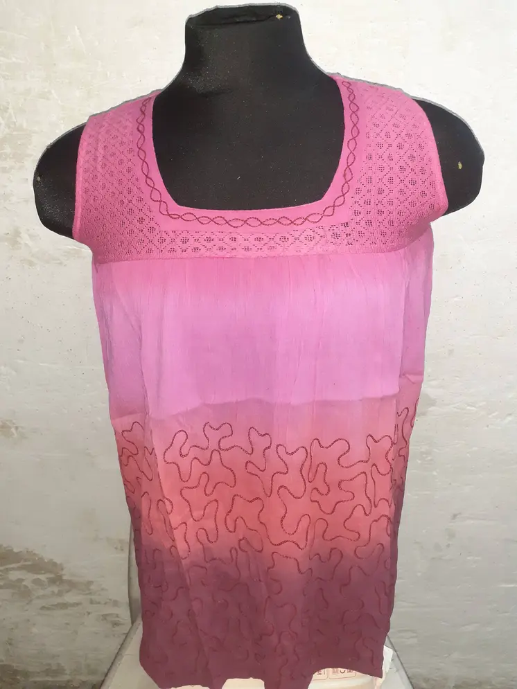 Blusa de mujer combinada