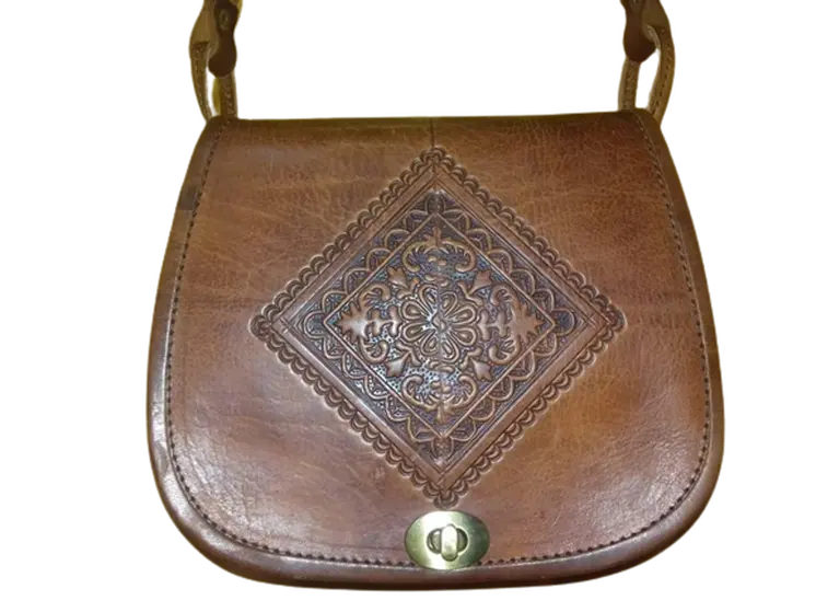 Bolso redondo vacuno click