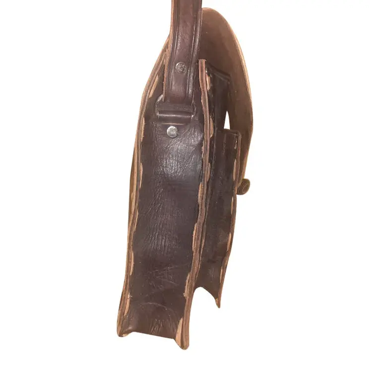Bolso alargado calado vacuno