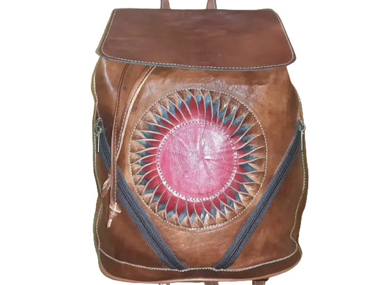 Mochila Fez doble cremallera sol Grande