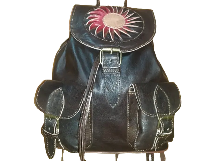 Mochila Fez doble bolsillo mediano sol  de colores