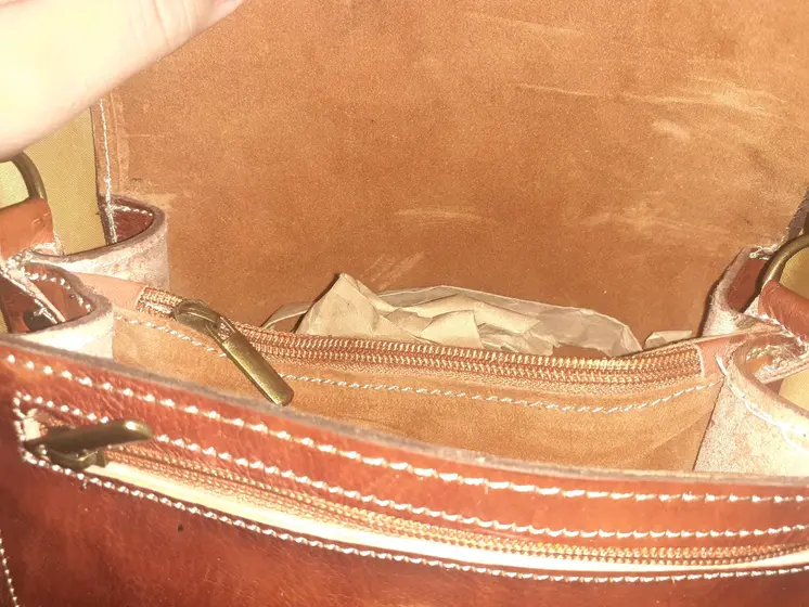 Bolso rectangular fez automático doble