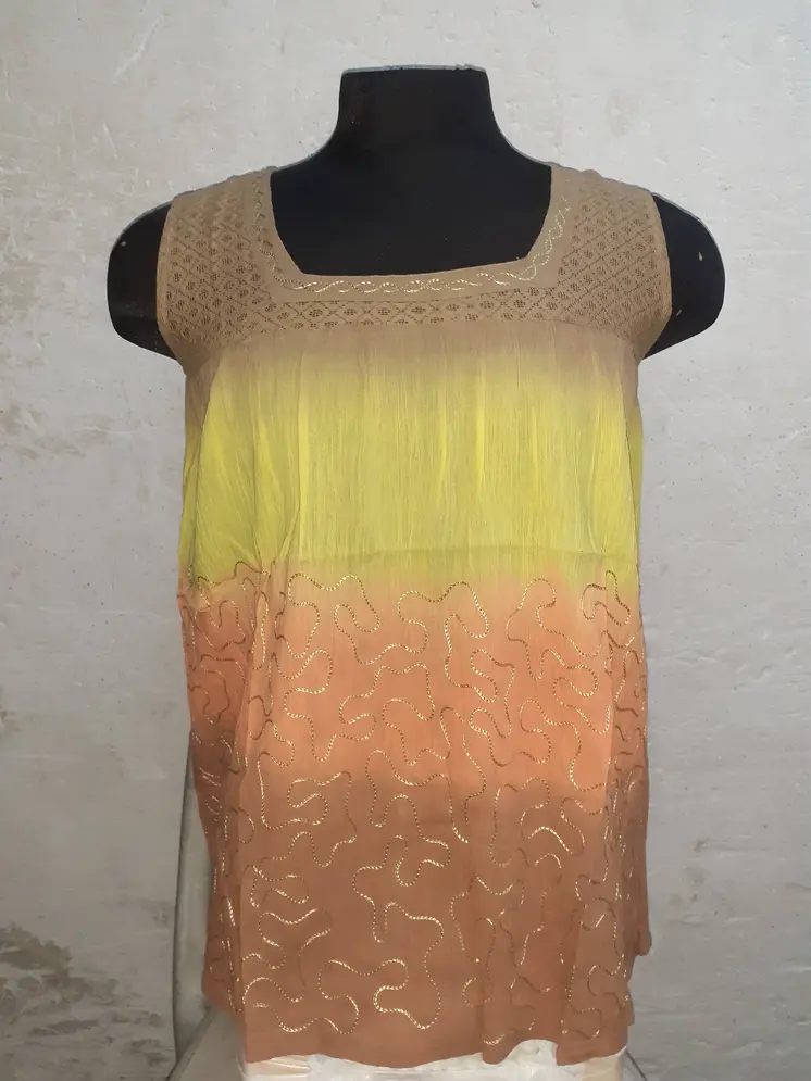 Blusa de mujer combinada
