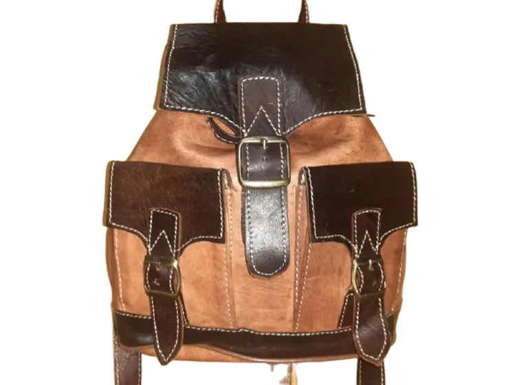 Mochila Fez doble Bolsillo pequeño combinada