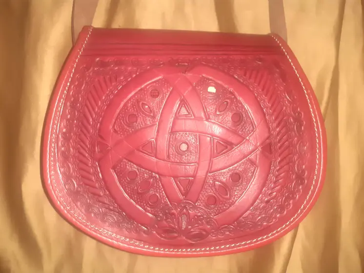 Bolso redondo Fez calado mediano