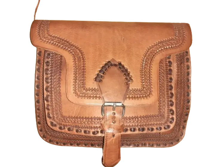 Bolso labrado hebilla Grande