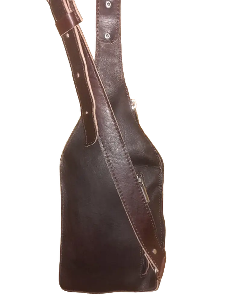 Bandolera cruzada triangular