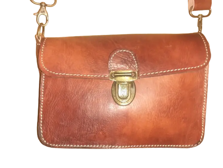 Bolso rectangular fez automático doble