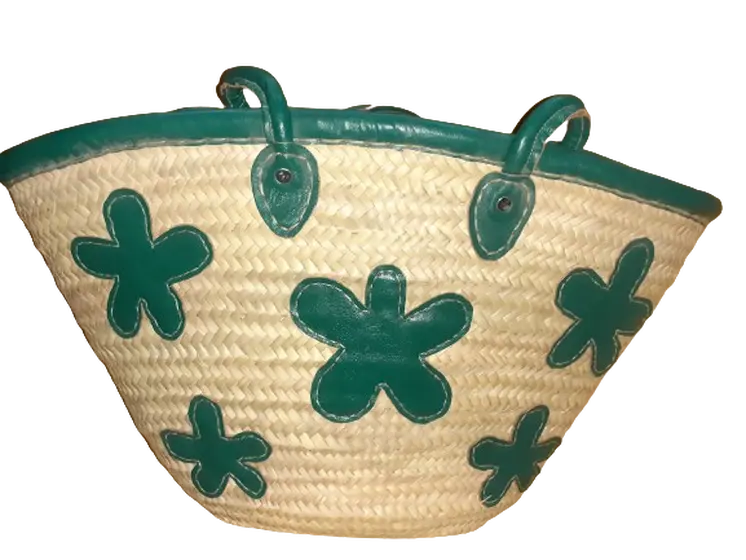 Capazo de parches de colores