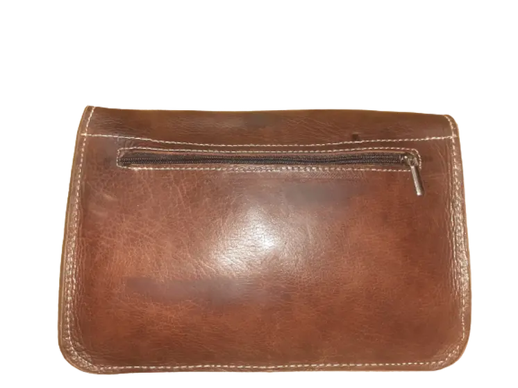 Bolso rectangular cuero fez
