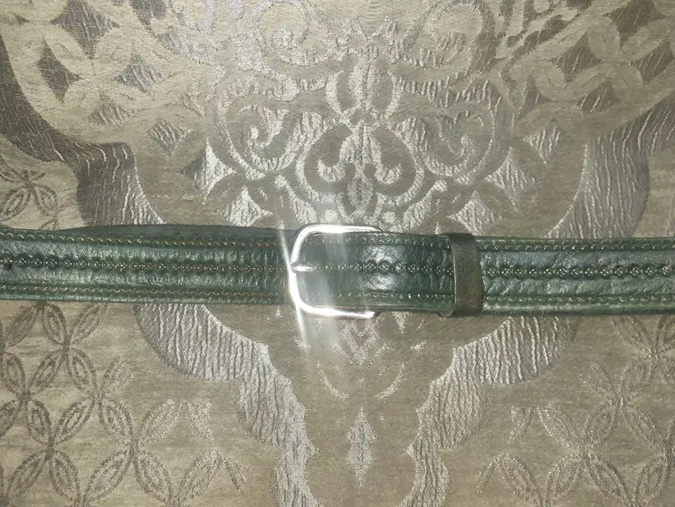 Cinturón doble trenza combinada