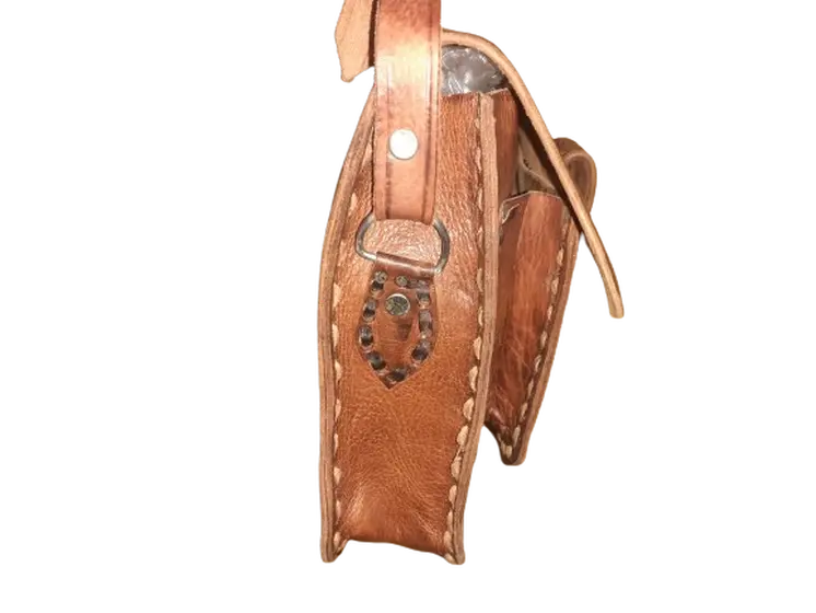 Bolso vacuno labrado tira Grande