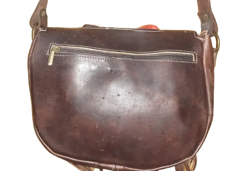 Bolso Vacuno sol flecos