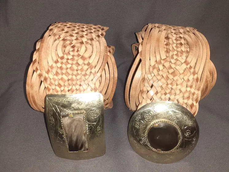 Cinturón de chapa mujer ancho