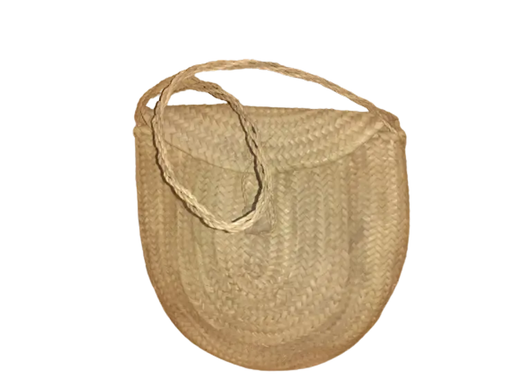 Bolso Ovalado de Paja