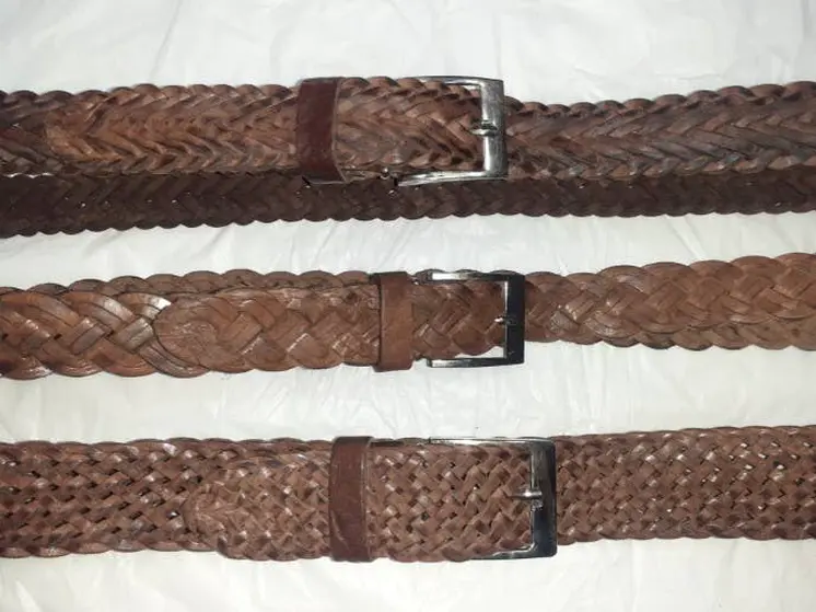 Cinturon de trenza