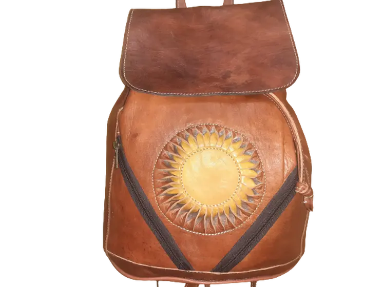 Mochila Fez doble cremallera sol L