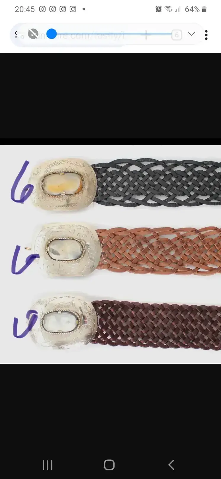 Cinturon de chapa cerrado