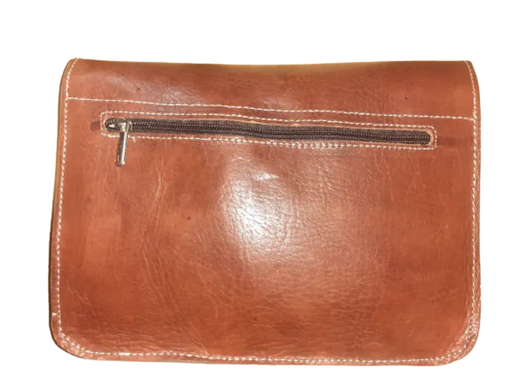 Bolso rectangular cuero fez