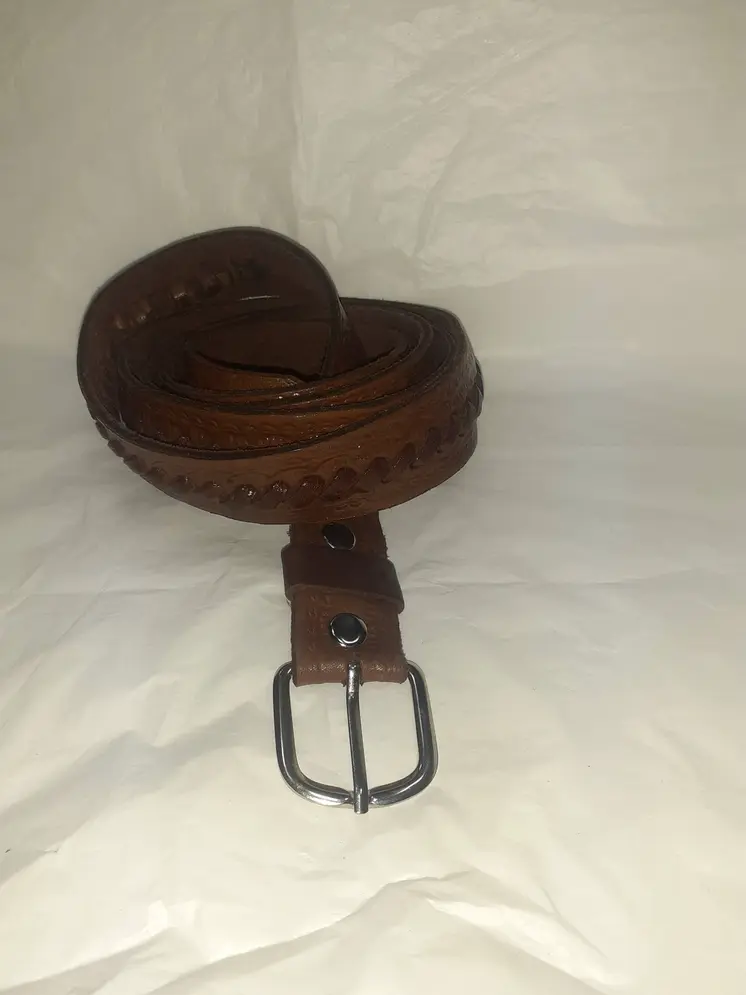 Cinturón Fino trenza central