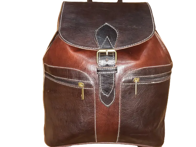 Mochila Fez doble cremallera grande combinada